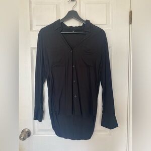 Aritzia Black Blouse